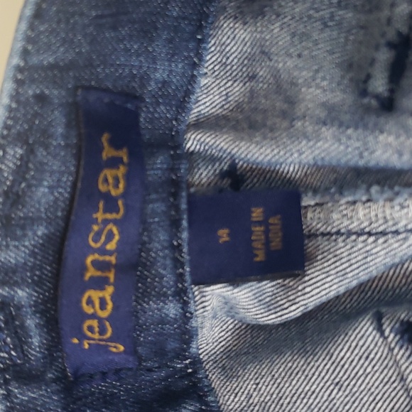 Jean Star Wide / Flare Leg Jeans sz 14 - Picture 5 of 6